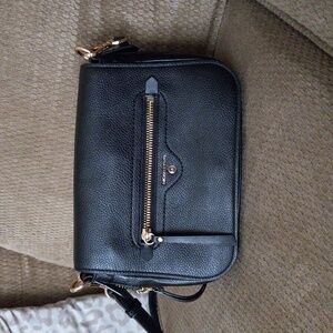 Michael Kors (RARE) Hadley Black Pebbled Leather Purse